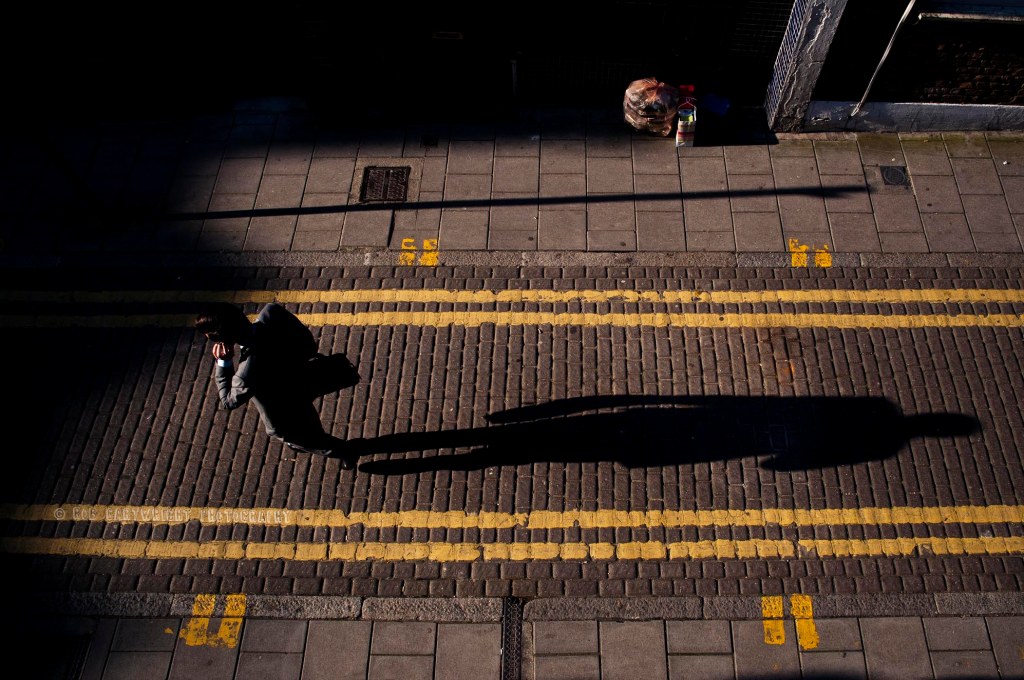 businessman suit shady long shadows early morning dawn sunrise hackney london sylvester mare street photography city urban d700 rob cartwright aerial birds eye view